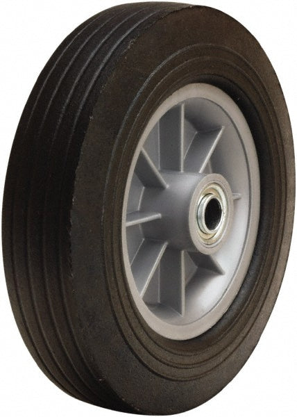 Hamilton W-10-AT-3/4 Caster Wheel: Rubber on Polypropylene, 10" Dia, 2-3/4" Wide, 3/4" Axle