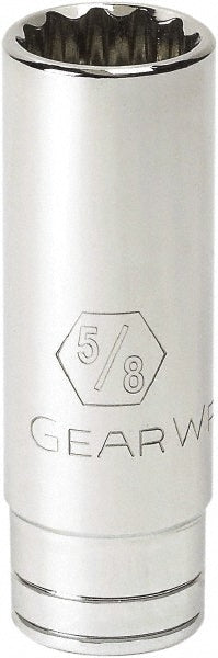 GEARWRENCH 80594 Deep Hand Socket: 3/8" Drive, 15/16" Socket, 12-Point