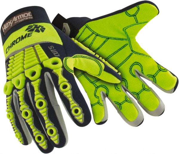 HexArmor 4027-XL (10) Cut, Puncture & Abrasion-Resistant Gloves: HexArmor Chrome, Cut A8, Puncture 2, Abrasion 6, Size X-Large