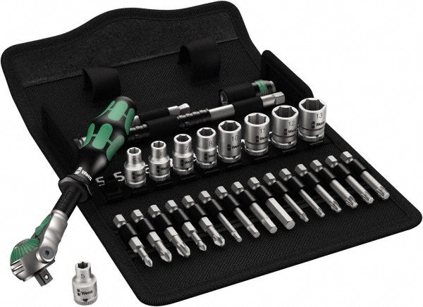 Wera 5004019001 Socket & Bit Set: 28 Pc