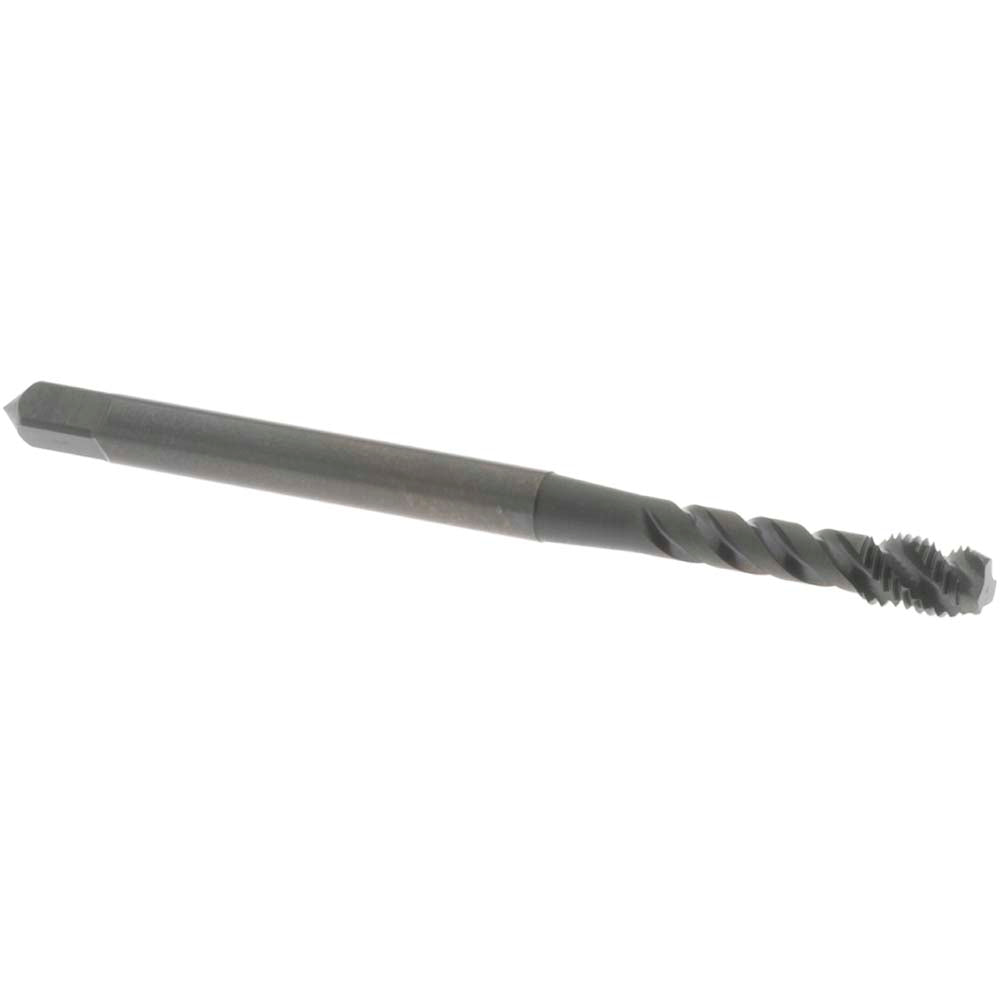 OSG 34300301 M3x0.50, 3 Flute, 45° Helix, Modified Bottoming Chamfer, Oxide Finish, Vanadium High Speed Steel Spiral Flute STI Tap
