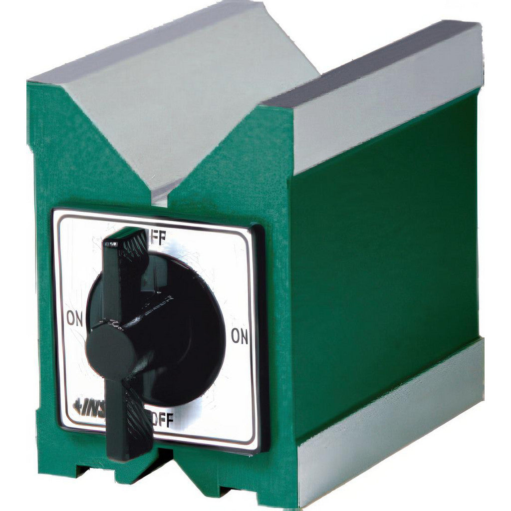 Insize USA LLC 6801-1202 V-Blocks; V Block Type: Magnetic; Overall Length (Inch): 3-9/10; Overall Length (mm): 100.0000; Overall Length (Decimal Inch): 3.9000; Overall Width (mm): 70.0000; Overall Width (Inch): 2-4/5