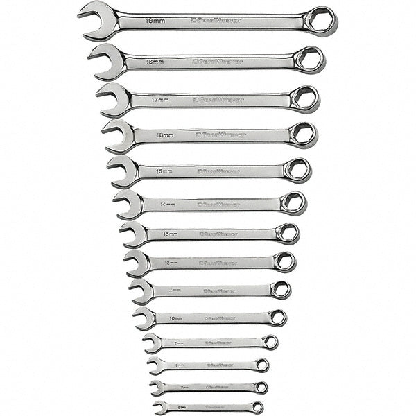GEARWRENCH 81925 Combination Wrench Set: 14 Pc, 6 to 19 mm Wrench