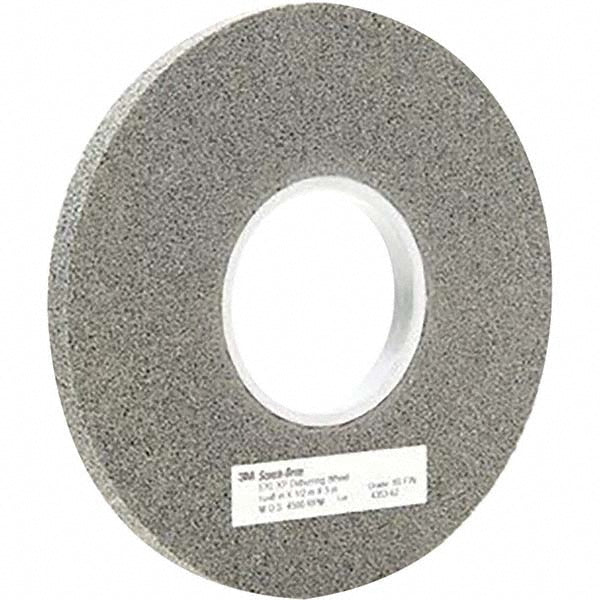 3M 7010366797 Deburring Wheel: 8" Dia, 1/2" Face Width, 3" Hole, 9 Density, Silicon Carbide