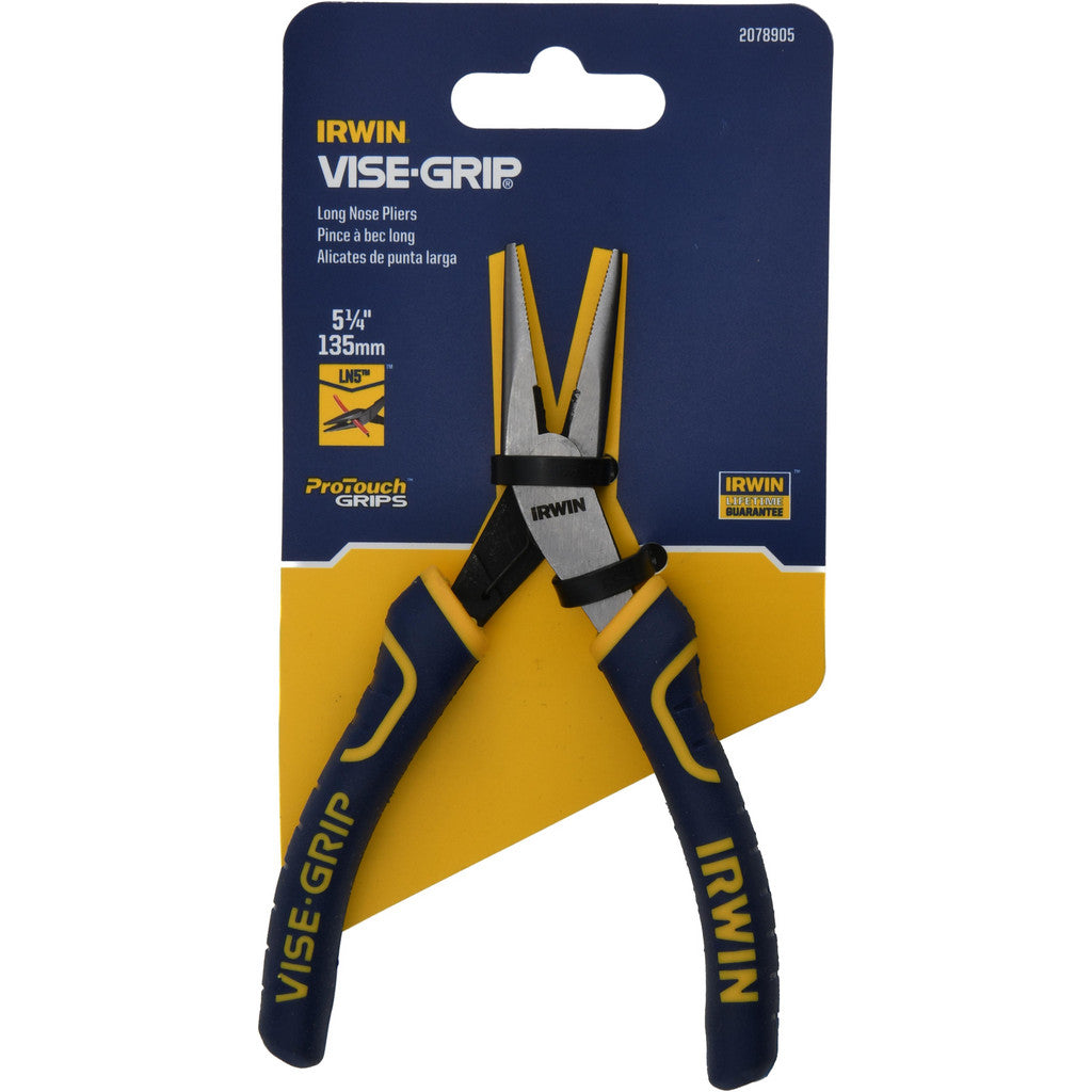 Irwin 2078905 Long Nose Plier: 15/16" Jaw Length, Side Cutter