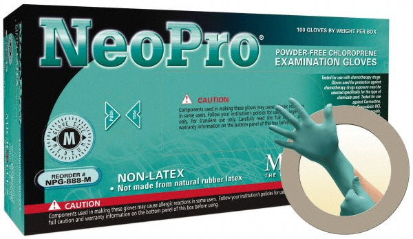 Ansell NPG-888-XL Disposable Gloves: Series Microflex Neopro, Size X-Large, 5.1 mil, Neoprene, Chemical-Resistant, Powder-Free