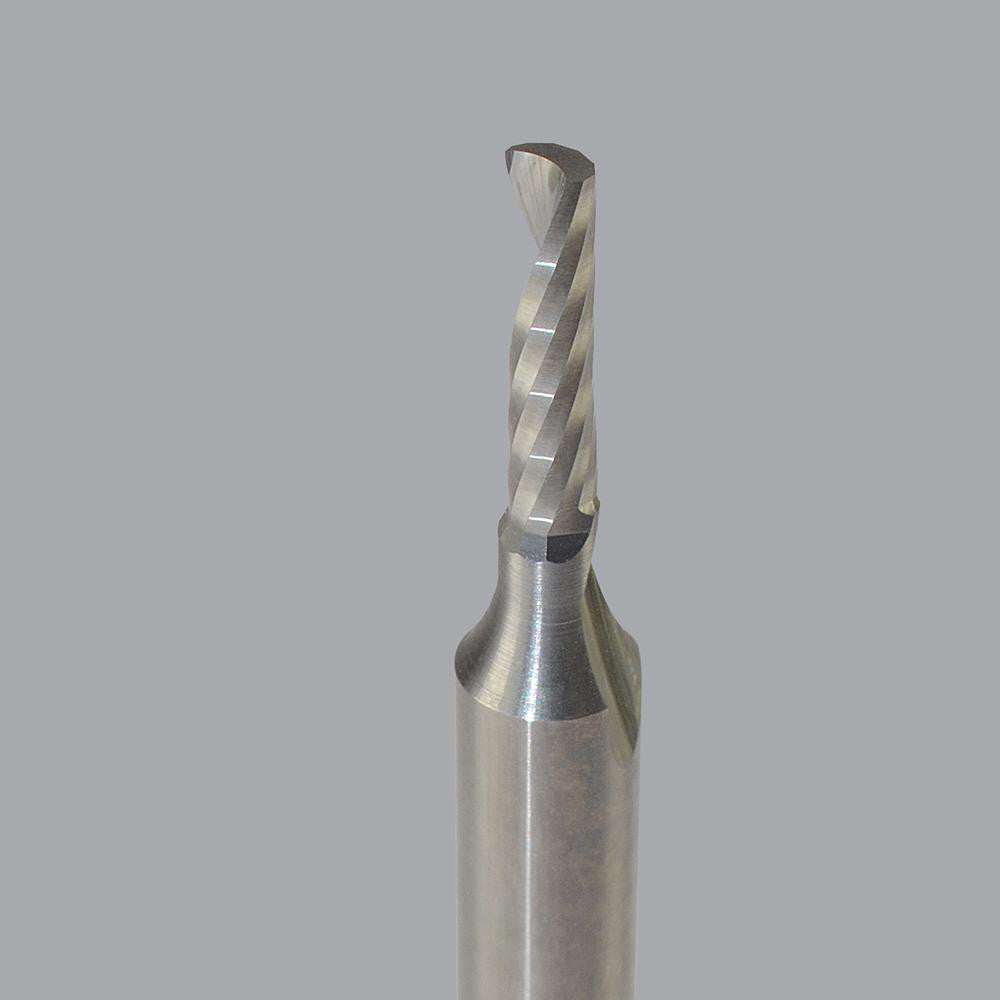 Onsrud 63-712 Spiral Router Bit: 0.125" Dia, 0.5" LOC, 1/4" Shank Dia, Upcut