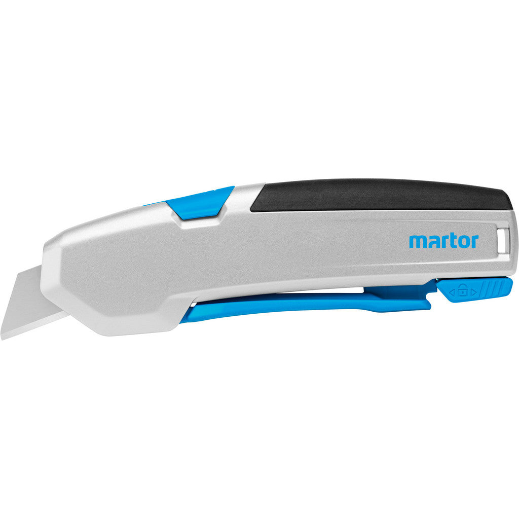 Martor USA 625016.02 Snap-off Utility Knife: 2.185" Blade, 6.06" Handle, Trapezoid Blade