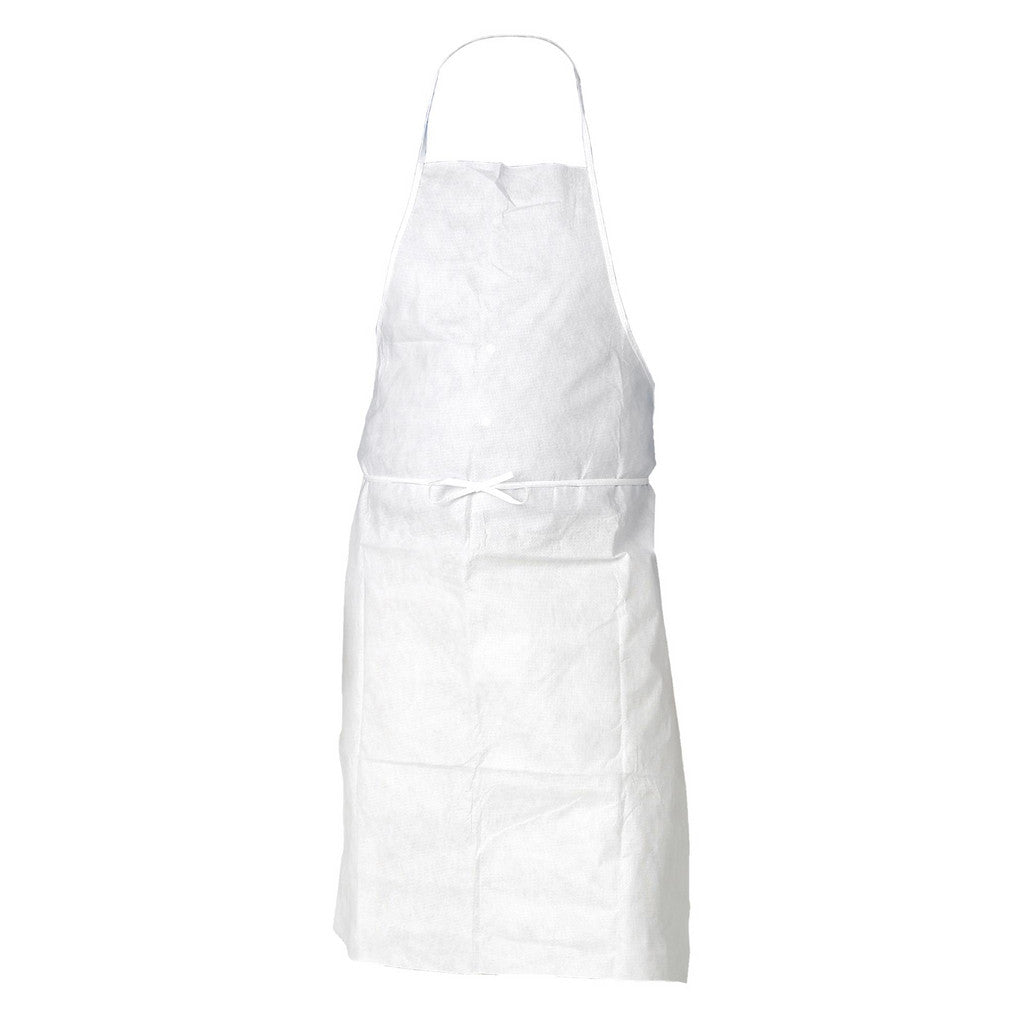 KleenGuard 44481 Disposable Bib Apron: Water Protection, Size Universal, White