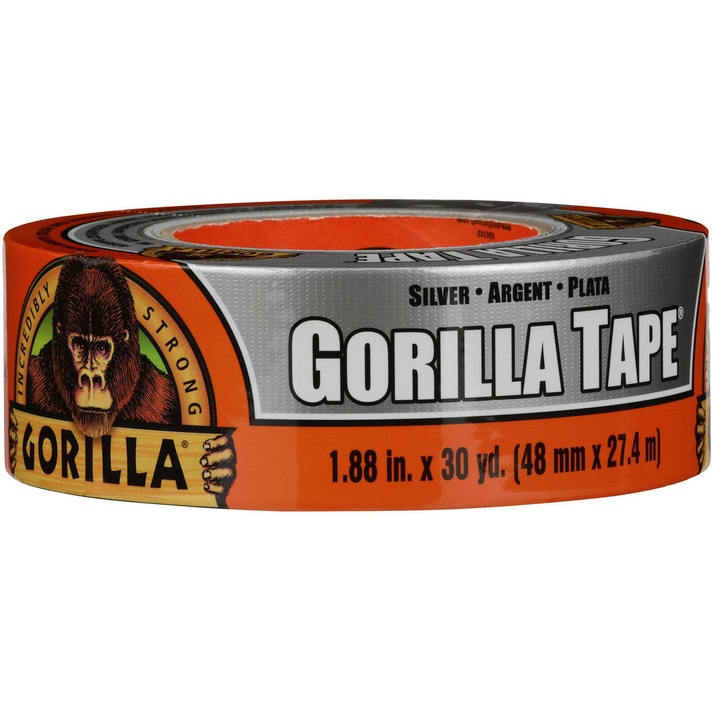 Gorilla Glue 105634 Duct Tape: 1.8800" Wide, 90' Long, 16.75 mil Thick, Polyethylene Cloth