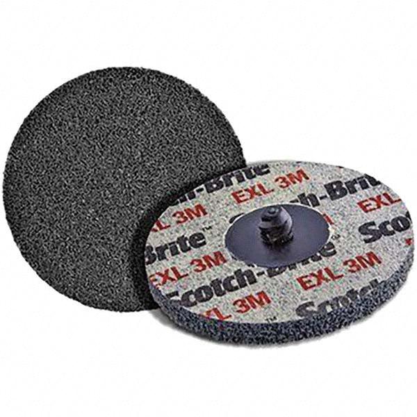 3M 7010328763 Deburring Wheel: 2" Dia, Roloc Type TS, 6 Density, Silicon Carbide