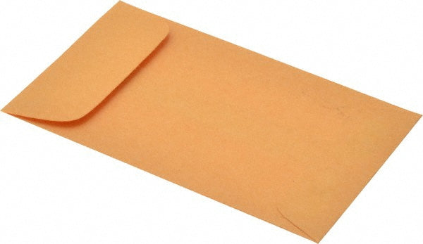 Quality Park QUA50262 Kraft Coin Mailing Envelope: 2-1/2" Wide, 4-1/4" Long, 28 lb