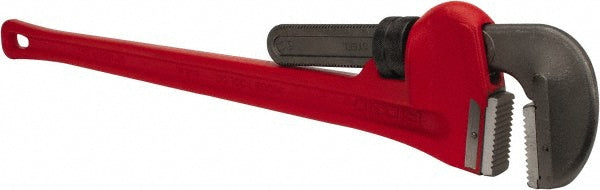 Ridgid 31045 Straight Pipe Wrench: 8" Max, 60" OAL, Cast Iron