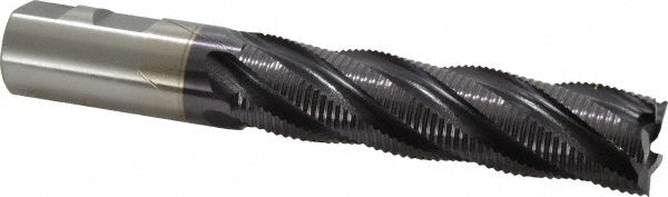 OSG 4560911 Roughing End Mill: 1" Dia, Single End, Cobalt