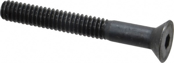 Holo-Krome 60072 Flat Socket Cap Screw: 1/4-20, 2" OAL, Alloy Steel, Black Oxide (Pack of 100)