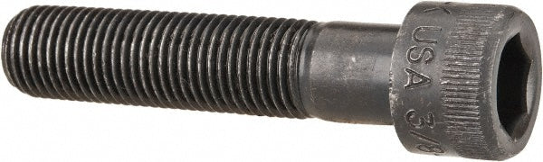 Holo-Krome 73112 Hex Socket Cap Screw: 3/8-24, 1-3/4" Length Under Head, Alloy Steel, Black Oxide Finish (Pack of 50)