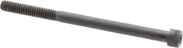 Holo-Krome 86580 Hex Socket Cap Screw: 1/4-20, 3-3/4" Length Under Head, Alloy Steel, Black Oxide Finish (Pack of 10)