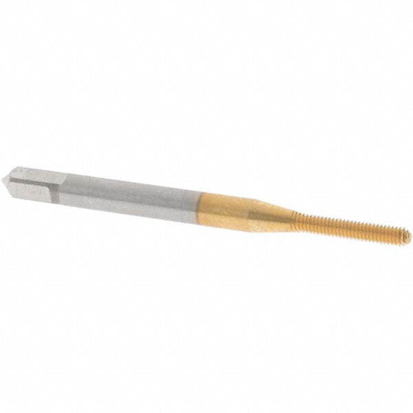 OSG 1410100505 Thread Forming Tap: M2x0.4 Metric Coarse, 6H Class of Fit, Bottoming Chamfer, Cobalt, TiN Finish