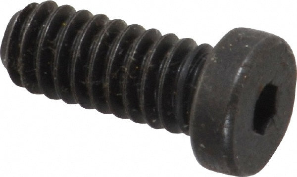 Holo-Krome 68026 Low Hex Socket Cap Screw: 1/4-20, 5/8" Length Under Head, 0.1270" Head Height, Alloy Steel, Black Oxide Finish (Pack of 100)
