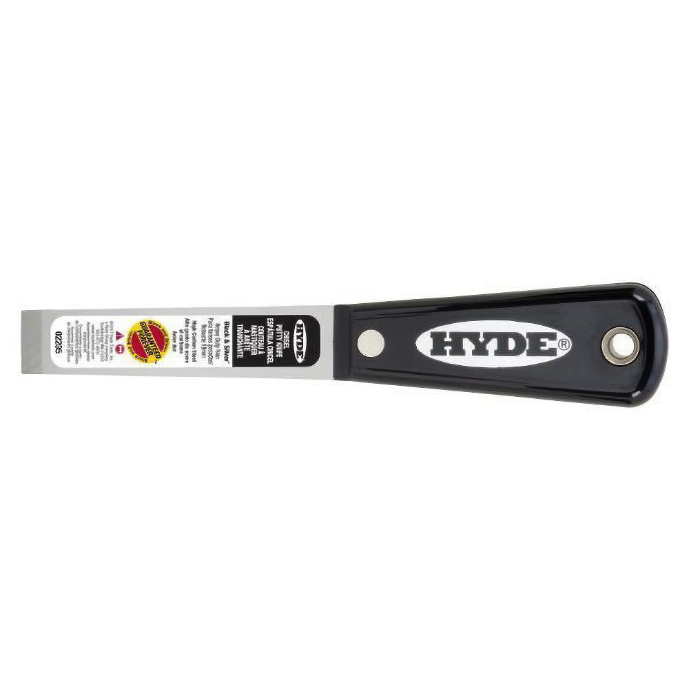 Hyde Tools 2205 Putty Knife: Carbon Steel, 3/4" Wide (Pack of 5)