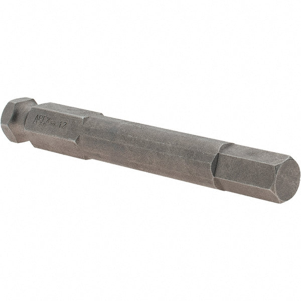 Apex AN-12 Power Screwdriver Bit: Hex Bit, 3/8" Hex