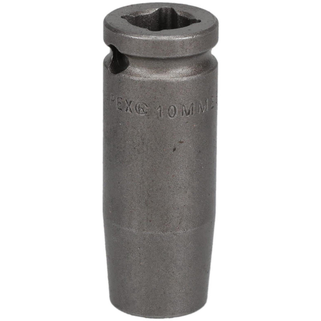 Apex 10MM23 Impact Socket: 3/8" Drive, 10 mm Socket, Hex Drive