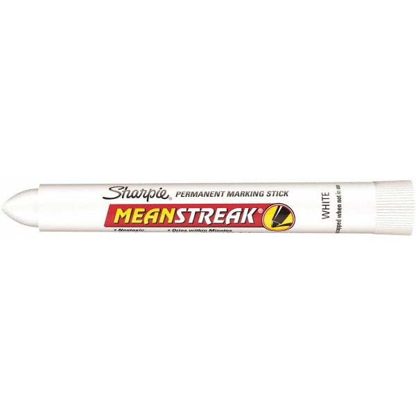 Sharpie 85018 Permanent Marker: White, Bullet Tip