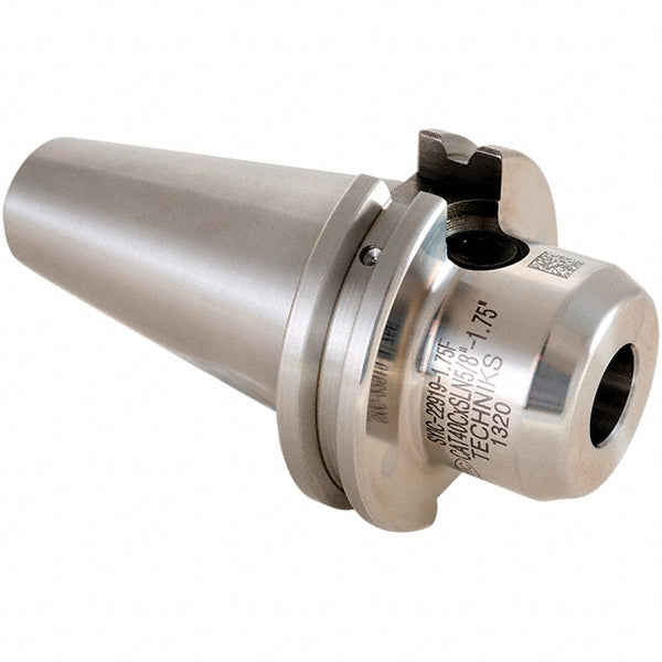 Techniks 22925-1.75F End Mill Holder: CAT40 Taper, Taper Shank, 1" Hole Dia