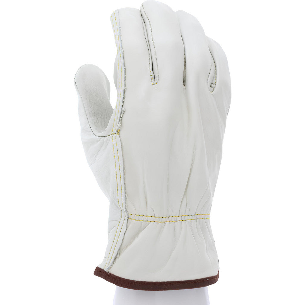 MCR Safety 3203XL Work Gloves: Memphis 3203, Size X-Large, Not Lined, Cowhide Leather, General Purpose