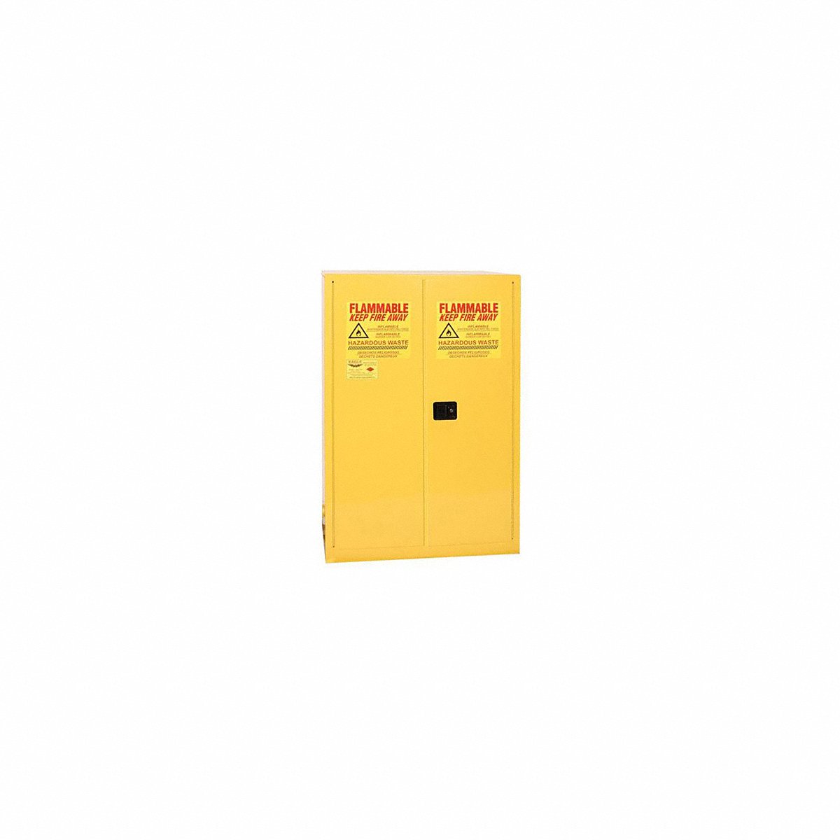 Eagle Hazmat Safety Cabinet, Yellow (HAZ9010X)
