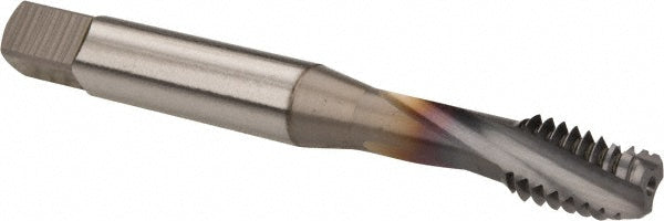 OSG 142708 Spiral Flute Tap: 1/4-28 UNF, 3 Flutes, Bottoming, 3B Class of Fit, Powdered Metal, TICN Coated