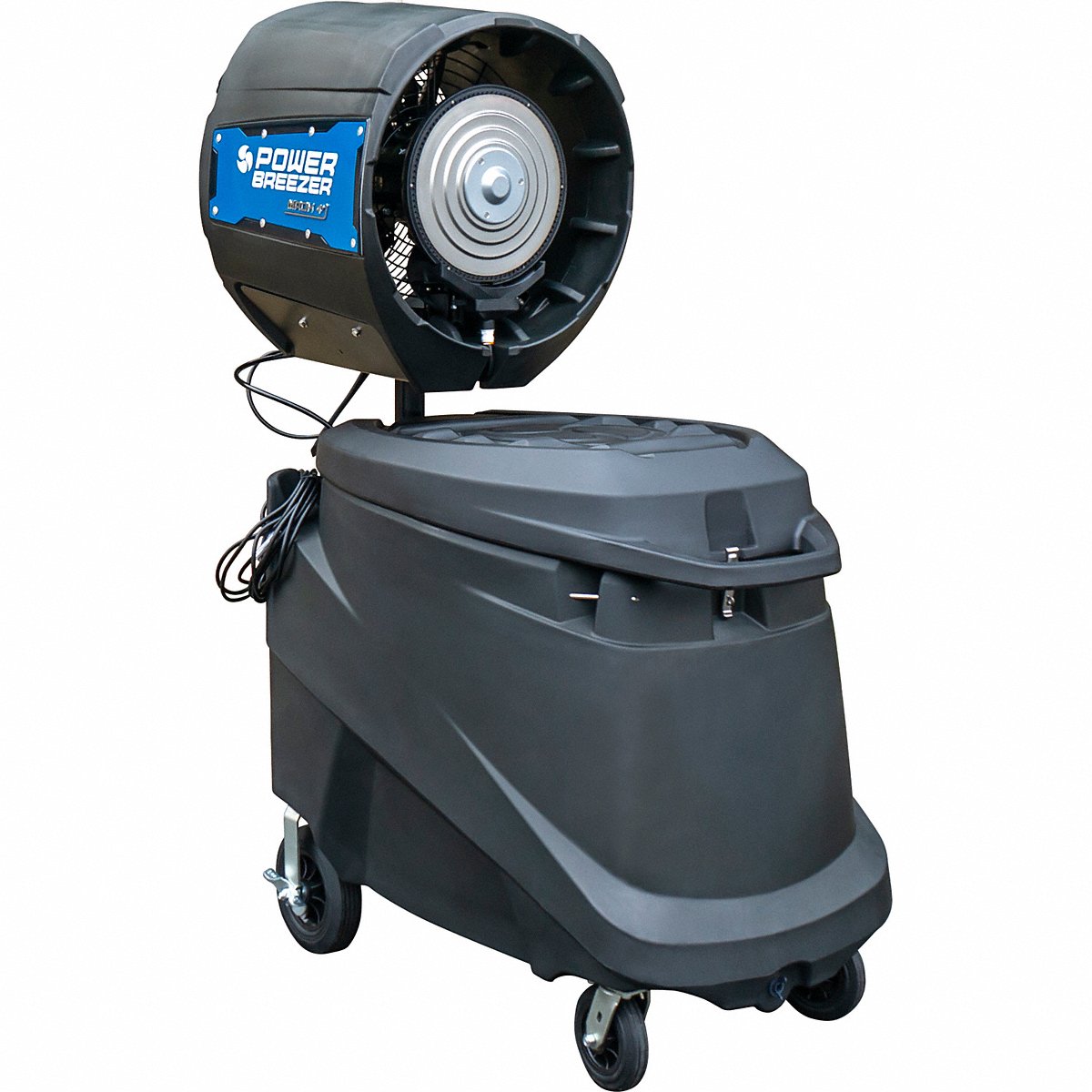 Portable Misting Cooler: 30,800 BtuH Cooling Capacity, 60 sq ft to 3,318 sq ft, 5-15P (PB4BASE)