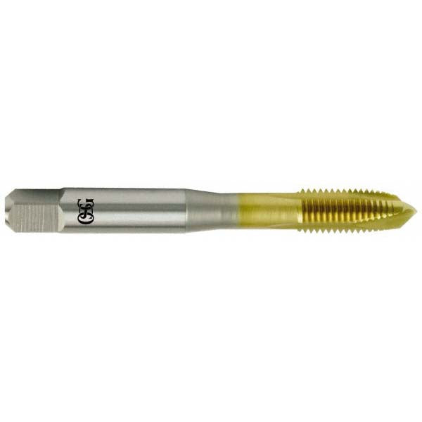 OSG 1111507105 Spiral Point Tap: M8x1 Metric Fine, 3 Flutes, Plug Chamfer, HSS, TiN Coated