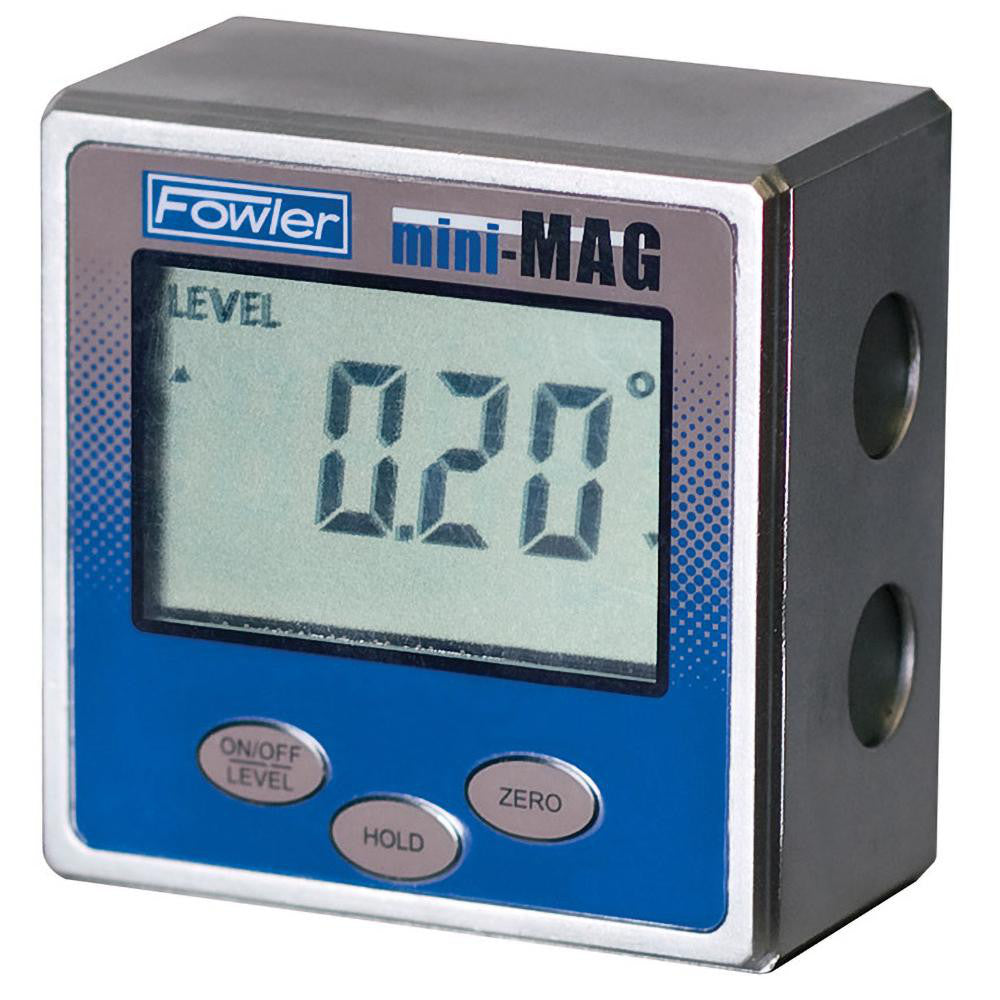 Fowler 54-422-450-1 Combination Protractor & Inclinometer: 0.05° Resolution, Digital