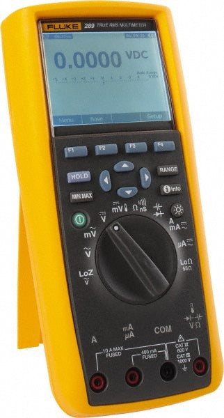 Fluke FLUKE-289 CAT III & CAT IV, Auto Ranging Digital Manual Ranging & True RMS Multimeter: 1,000 VAC/VDC