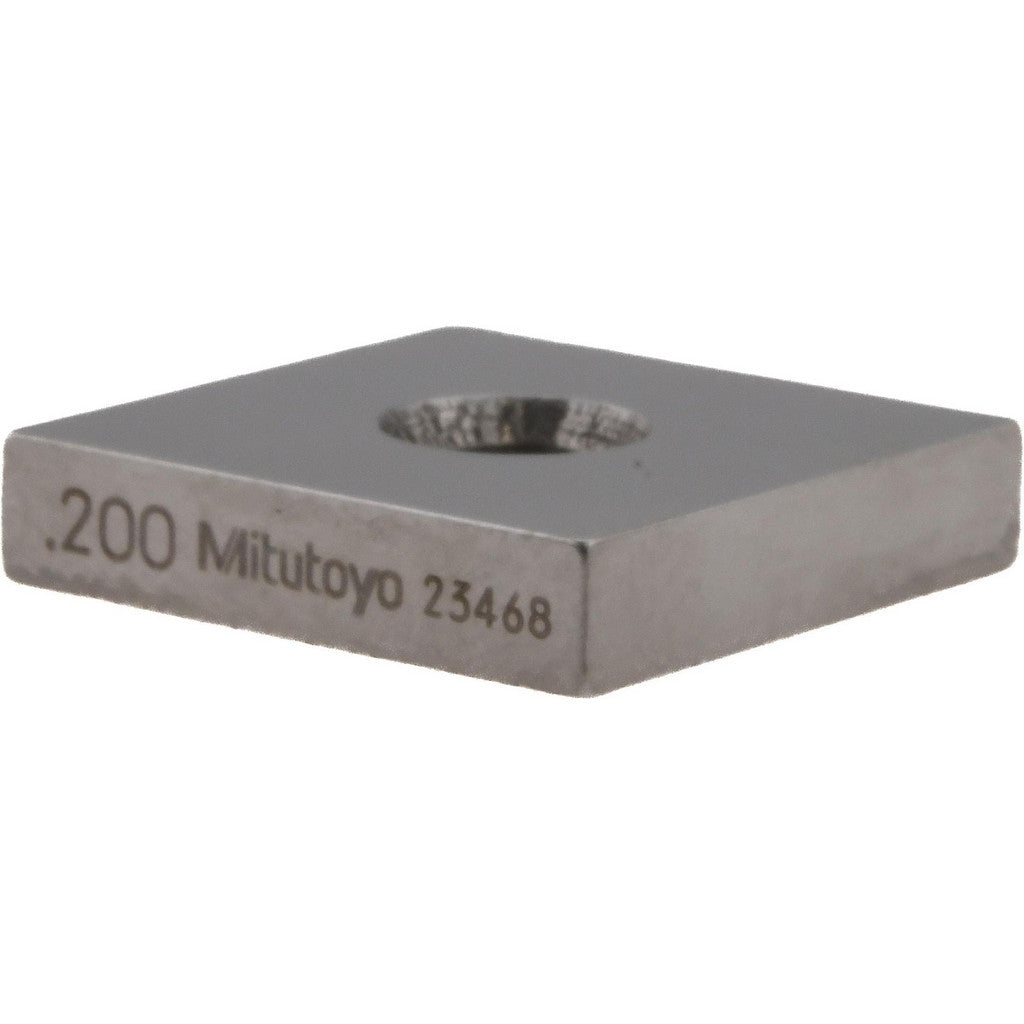 Mitutoyo 614192-531 Square Steel Gage Block: 0.2", Grade 0