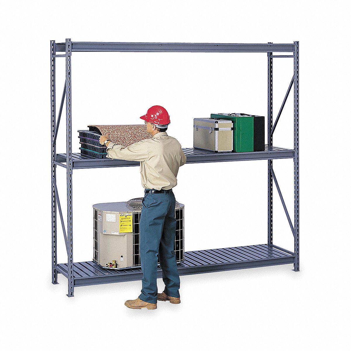 Tennsco Bulk Strg Rack, Strunt, 36Inx72Inx96In, 36in (6940)