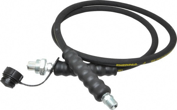 Enerpac HC9206 Hydraulic Pump Hose: 1/4" ID, 6' OAL, Rubber, 10,000 Max psi