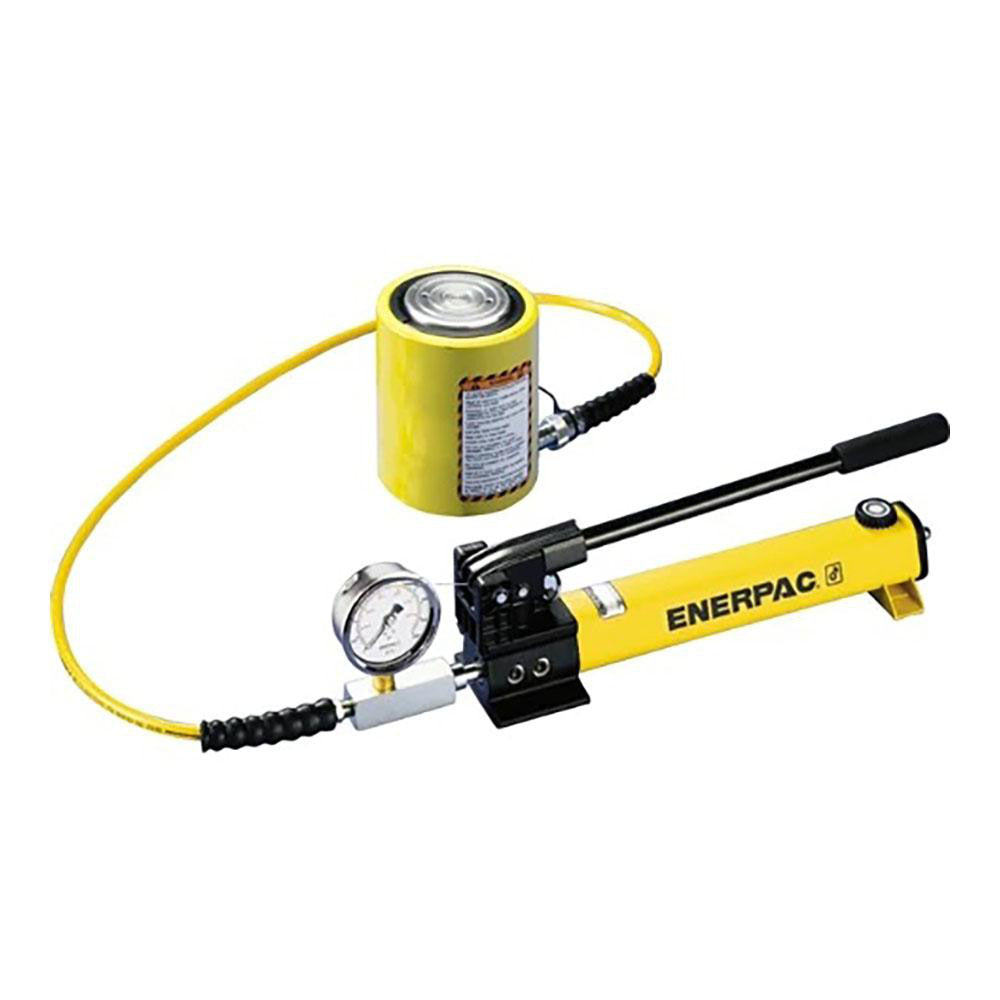 Enerpac SCL502H 50 Ton Capacity, Cylinder No. RCS-502, Manual Hydraulic Pump & Cylinder Set