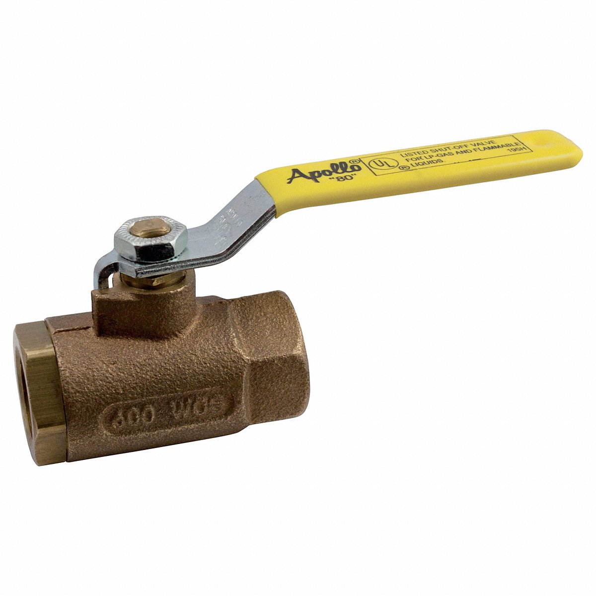 Apollo Manual 2-Way Ball Valve, Npt, Bronze (8010301)