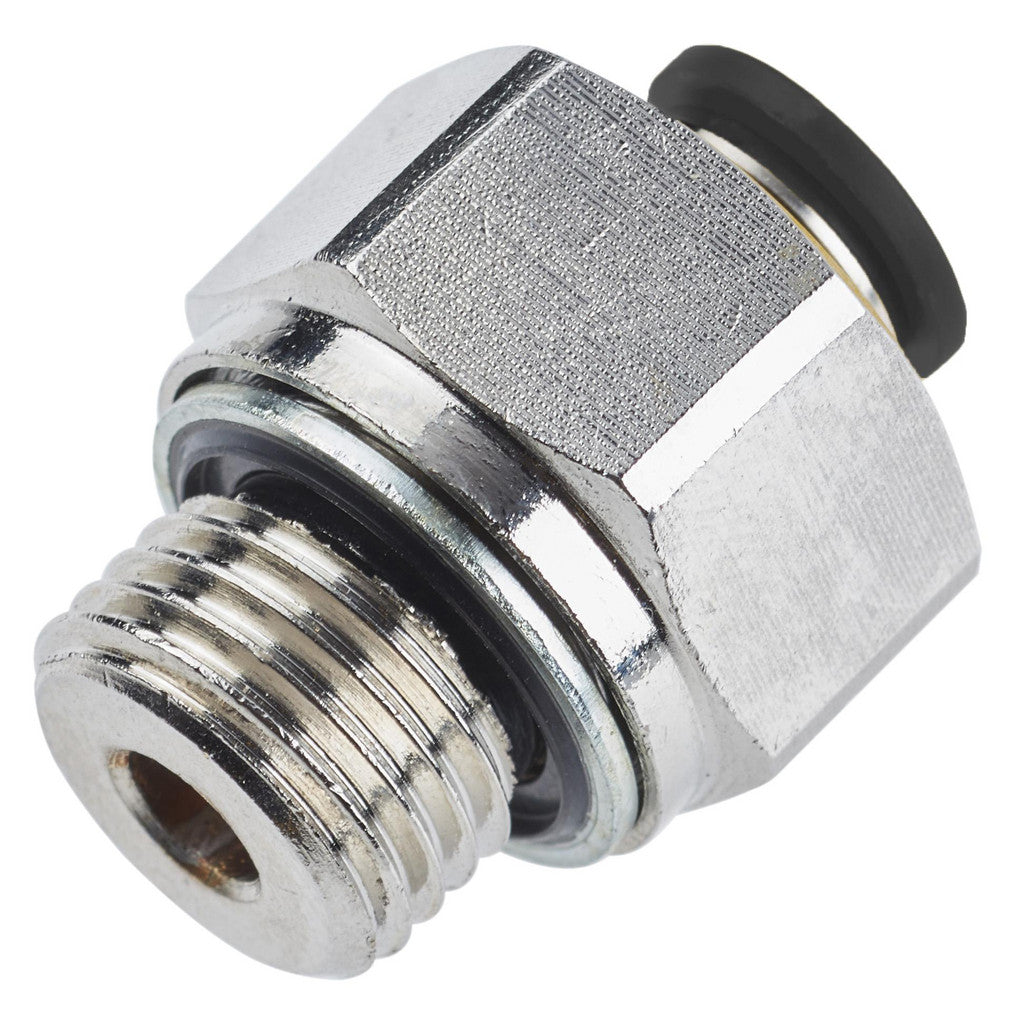Parker 68PLP-6-4G Push-to-Connect x Male BSPP Male Connector: 1/4 BSPP, 3/8" Tube OD