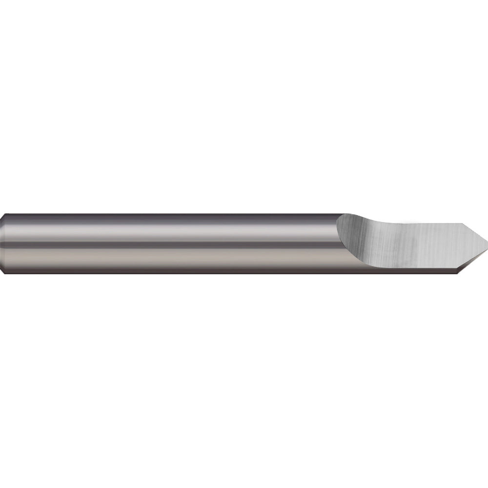 Micro 100 RTC-125-1 Engraving Cutter: 1/8" Dia, 0.008" Tip Dia, Tipped Off Point, Solid Carbide