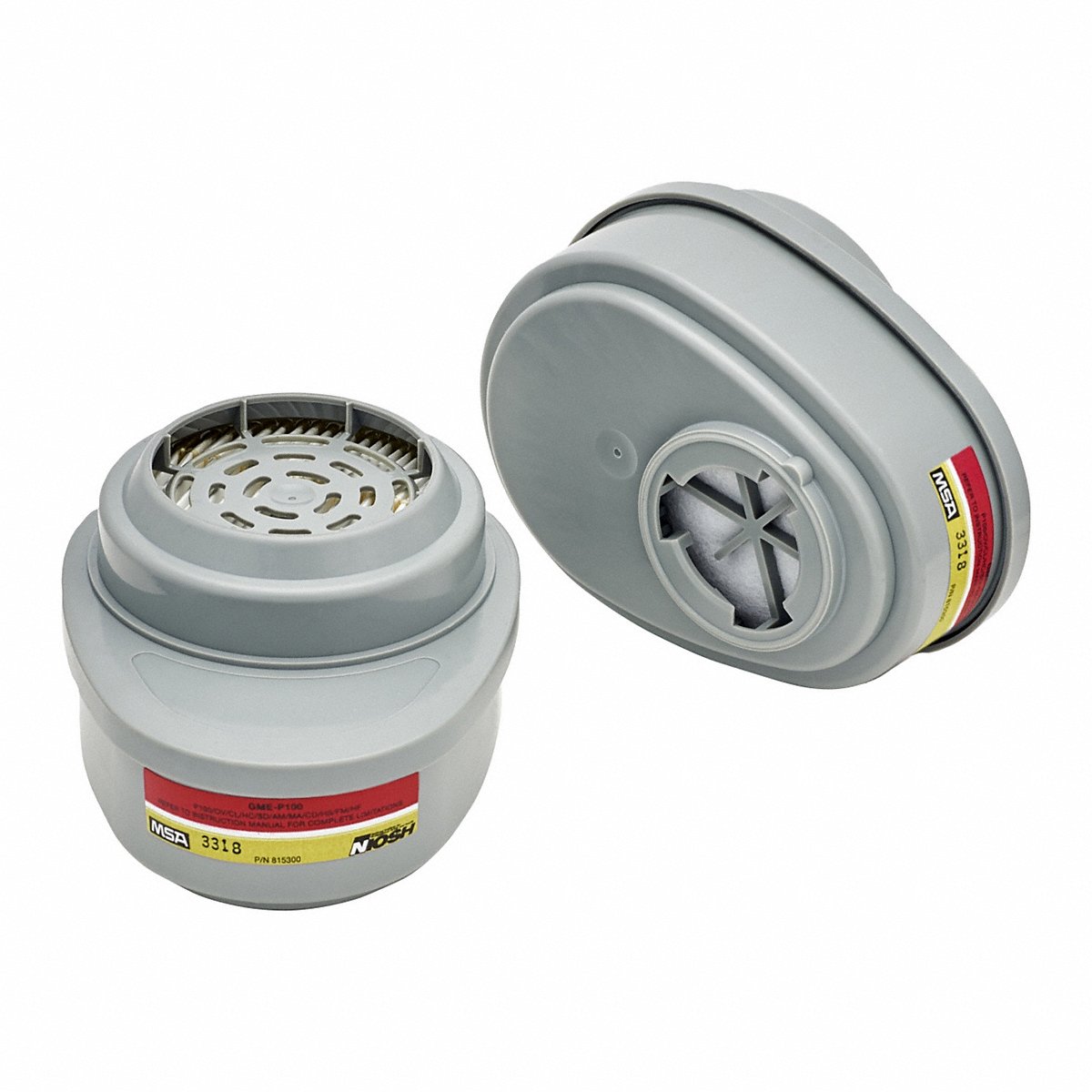 Msa Combination Cartridge/Filter, Bayonet, Pk2 (815366)