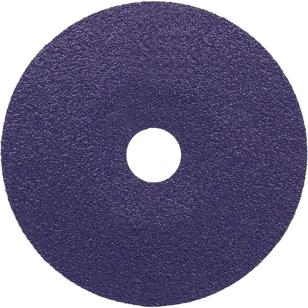 3M 7100349567 Fiber Disc: 7" Disc Dia, 7/8" Hole, Arbor Hole, 80 Grit, Precision Shaped Ceramic