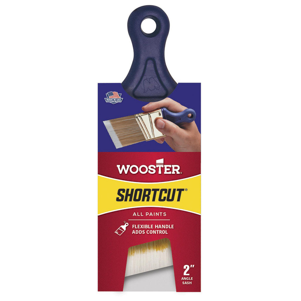 Wooster Brush Q3211-2 Paint Brush: 2" Wide, Nylon, Synthetic Bristle