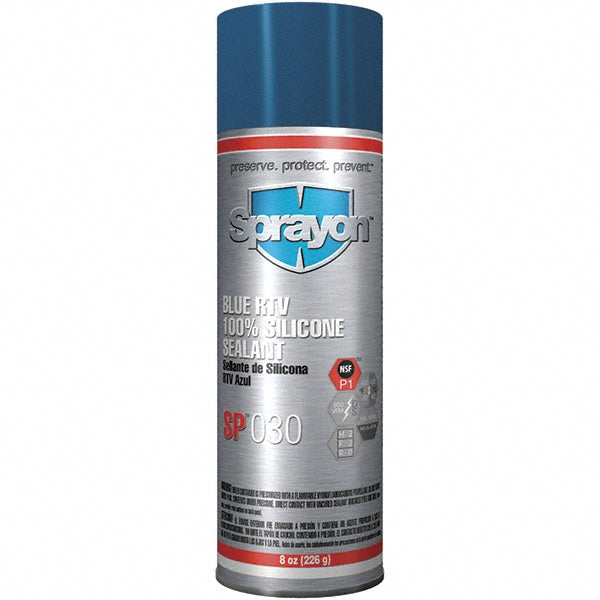 Sprayon S00030000 SP000 Series RTV Silicone Sealant, Blue, 8 oz
