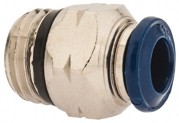 Aignep USA 87000-04-04 Push-to-Connect Straight: Universal, 1/4" Tube OD (Pack of 2)