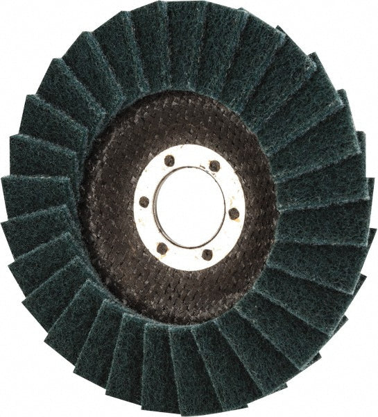 Standard Abrasives 7000121835 Flap Disc: 4-1/2" Dia, 7/8" Hole, Aluminum Oxide, Type 27