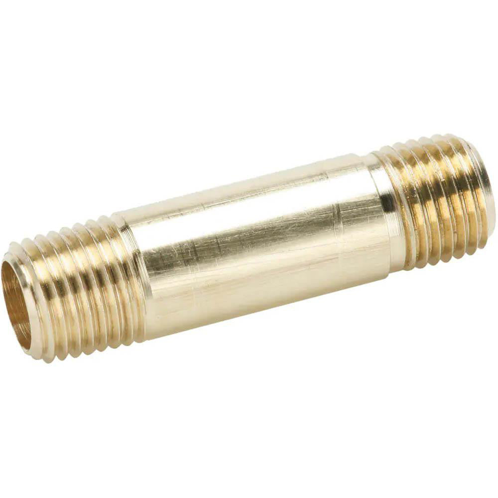 Parker 215PNL-2-20 Industrial Pipe Long Nipple: 1/8" Male Thread, MNPTF