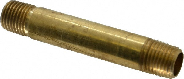 Parker 215PNL-4-30 Industrial Pipe Long Nipple: 1/4" Male Thread, MNPTF